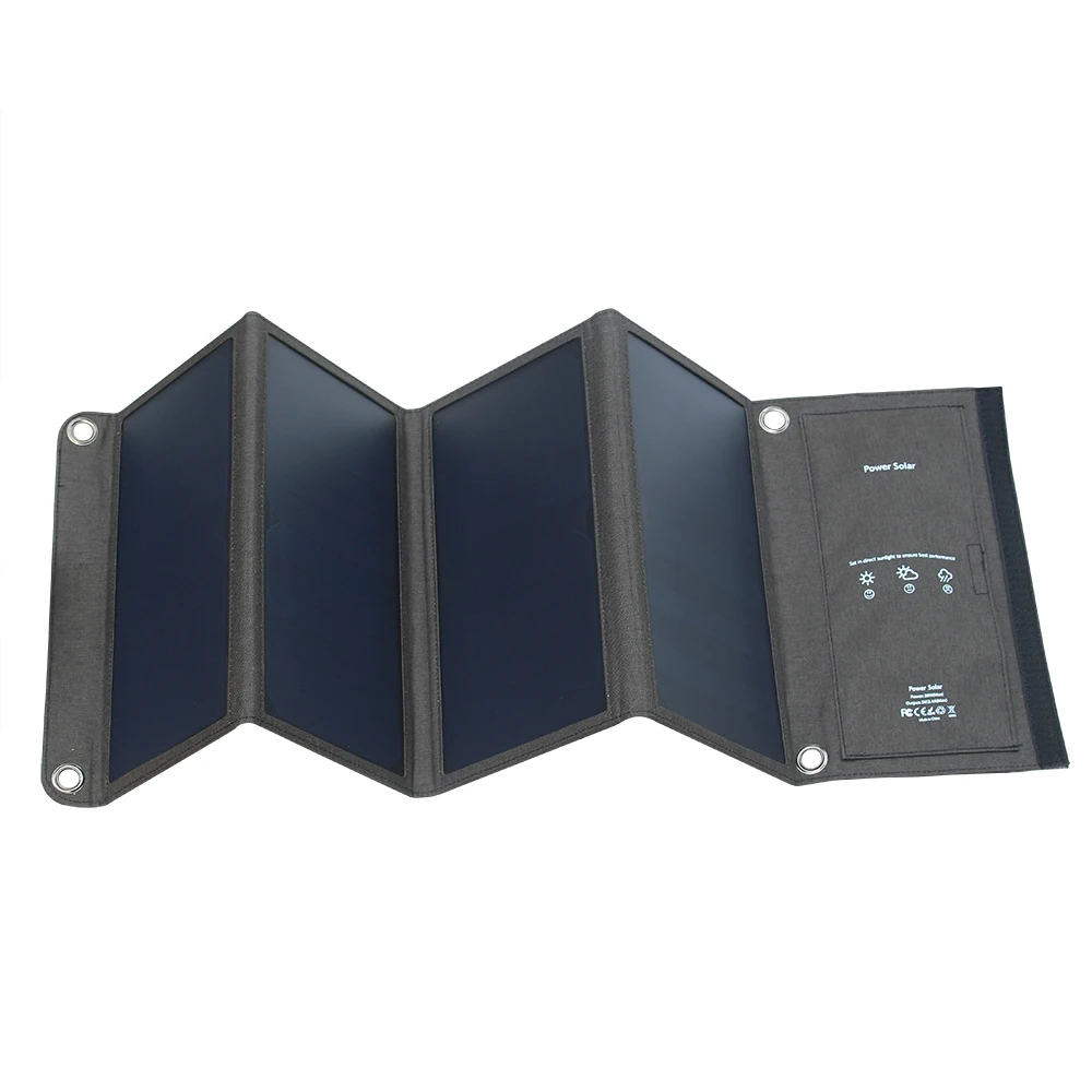 Factory Direct Sales 28w Foldable Sunpower Solar Panel  Portable  Charger 5v For Smart Phone