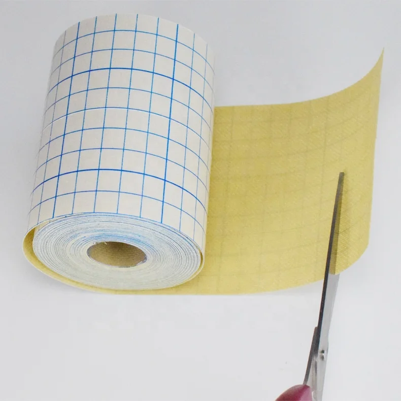 Customize Non-woven Elastic Breathable Micropore Non Woven Wound Dressing Roll Fixation Sticker