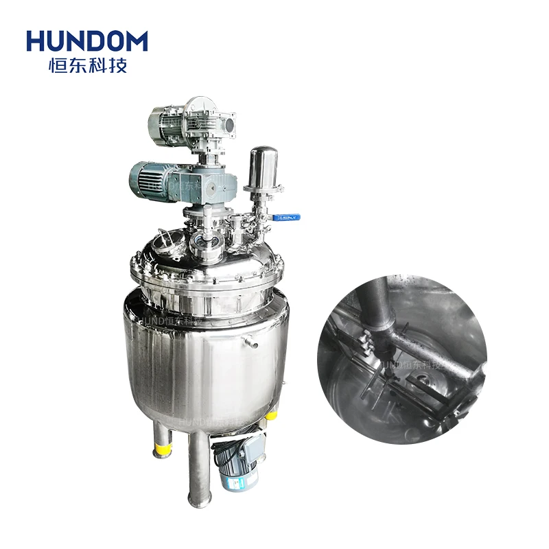 High Quality Homogenizing Emulsifying for Vacuum Mixer Homogenizer Emulsify Lotion Toothpaste Emulsion Machine Cosmetic Machine