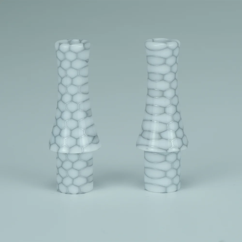 BIGF-H-1301 Customizable Reusable Luxury Shisha Hookah Epoxy Resin Mouth Tips With Wire Mesh