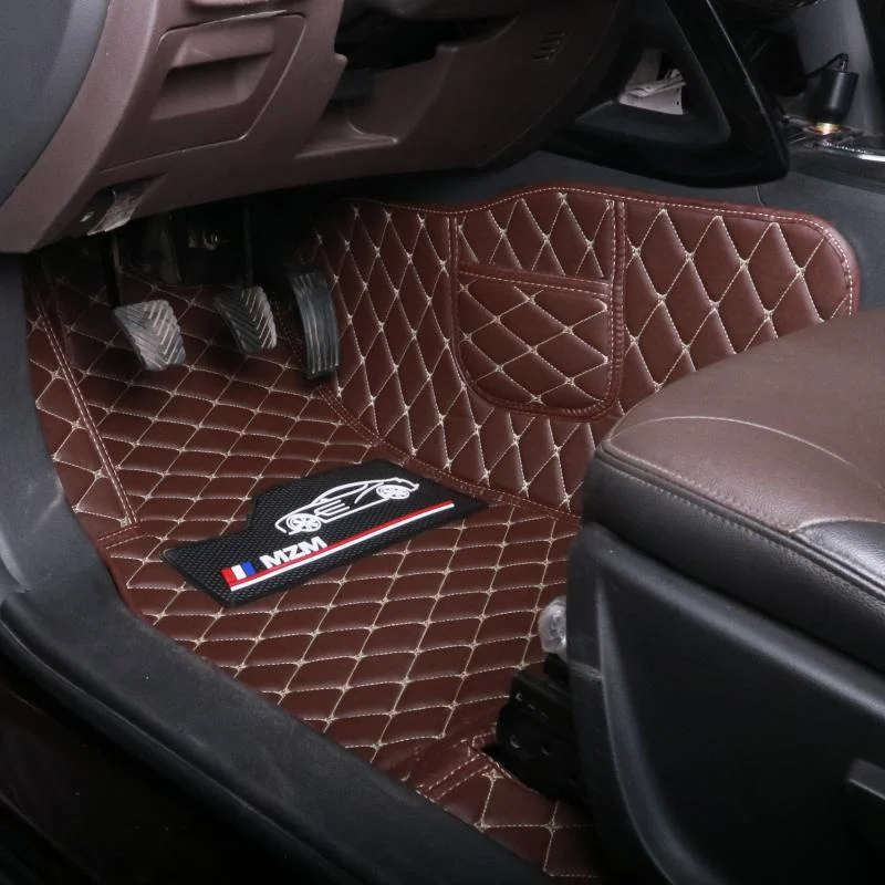 Hot Sale Custom Cleaning 3d 5d Coil Leather Car Mat Floor Carpet For Toyota