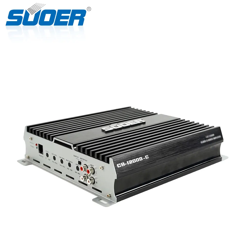 Suoer CB-1200D-C автомобильный одноканальный усилитель для