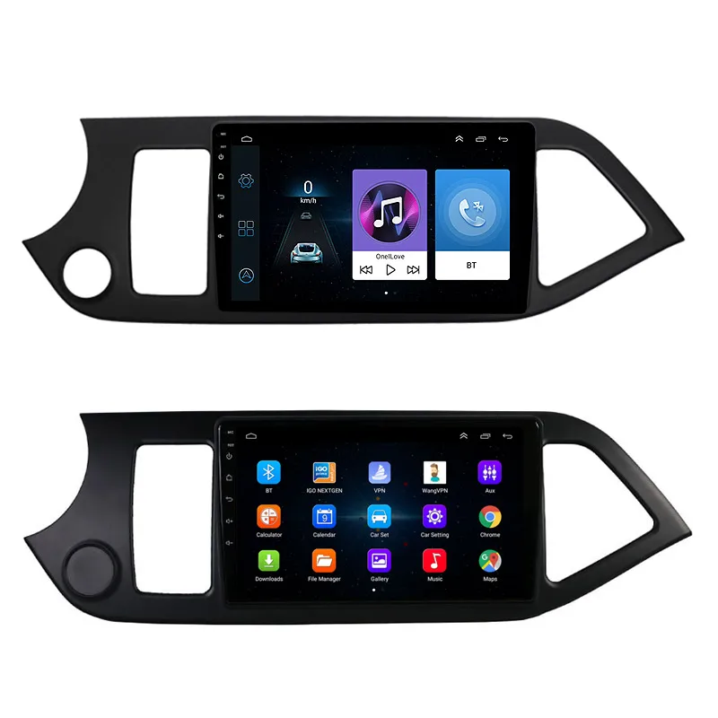 S70 4 core Android 9 inch WIFI GPS Radio Navigation for KIA Morning Picanto Left Peptide 2012-2016 car dvd player