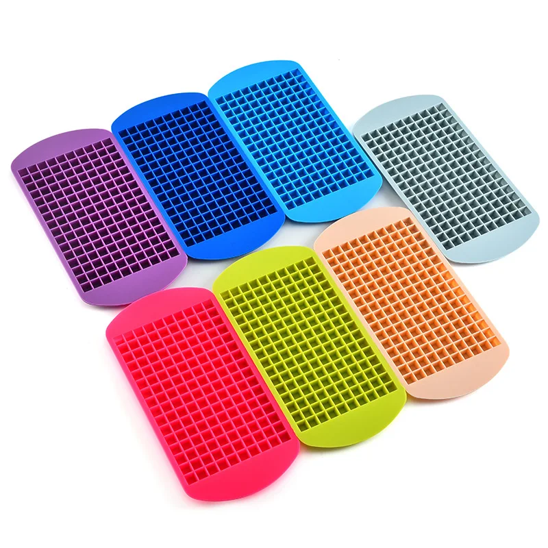 Custom Manufacturer Silicone Ice Cube Trays small Shaped Ice Cubes Mold Maker for refrigerators
