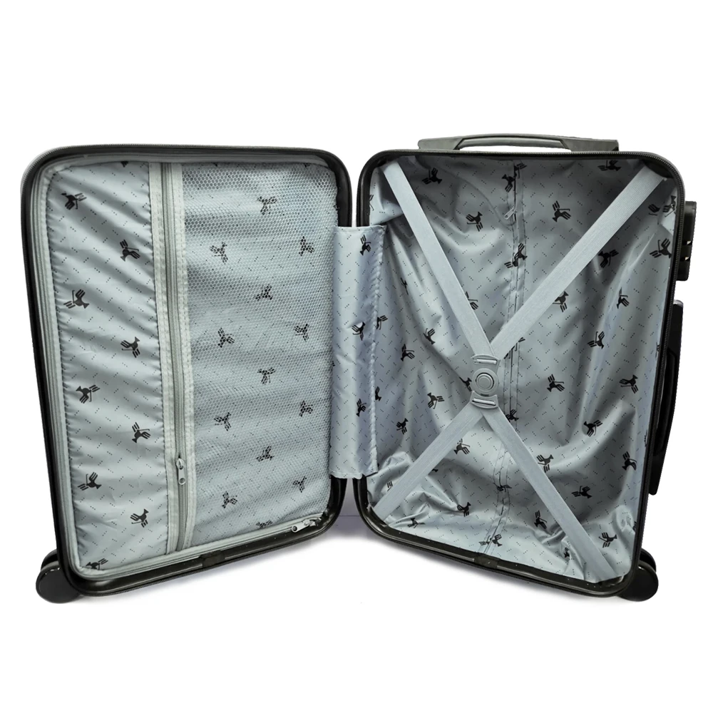 Красивый Рекламный ABS 3 шт. Набор для путешествий жесткий пластиковый чемодан