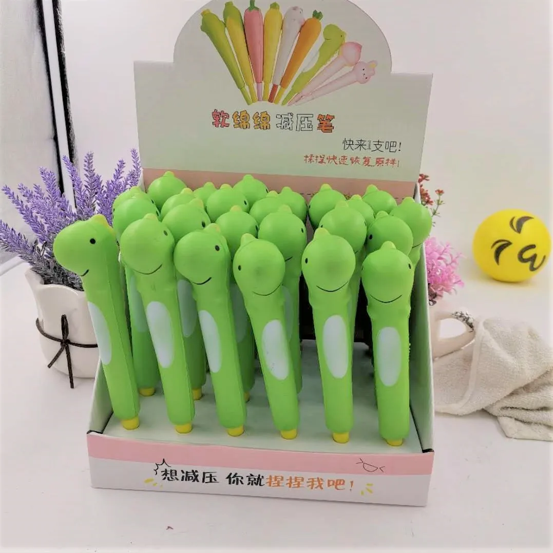 Творческий мягкая одежда с принтом милой кошки декомпрессии дышащая гелевая ручка студент pinch ручка декомпрессии ручка принадлежности для студентов 0,5 мм