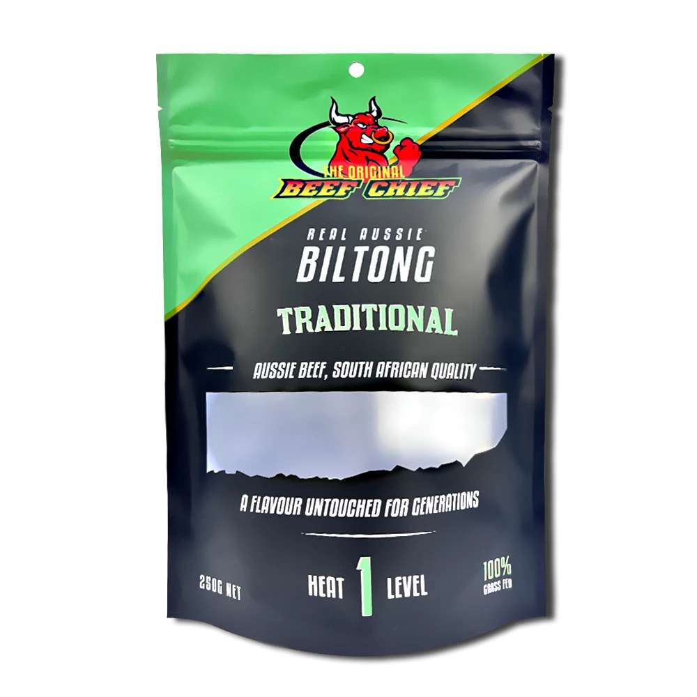 Custom Print with Clear Window Hole Aluminum Foil Stand up Zipper Plastic Bag for Beef Packaging