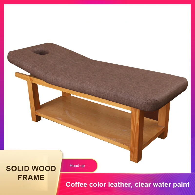 White Massage And Physiotherapy Bed Latex Cotton Spa Bed Beauty Furniture