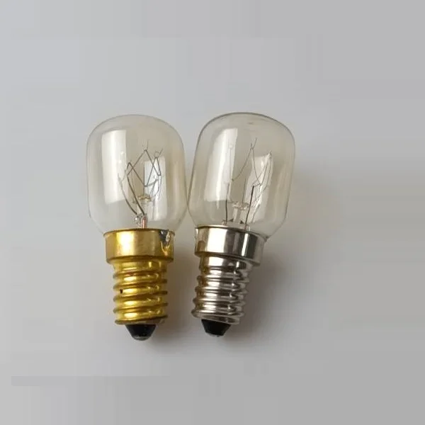 Mini 220V 300 Degree High Temperature 15W 25W E14 Oven Light Bulbs T22 T25