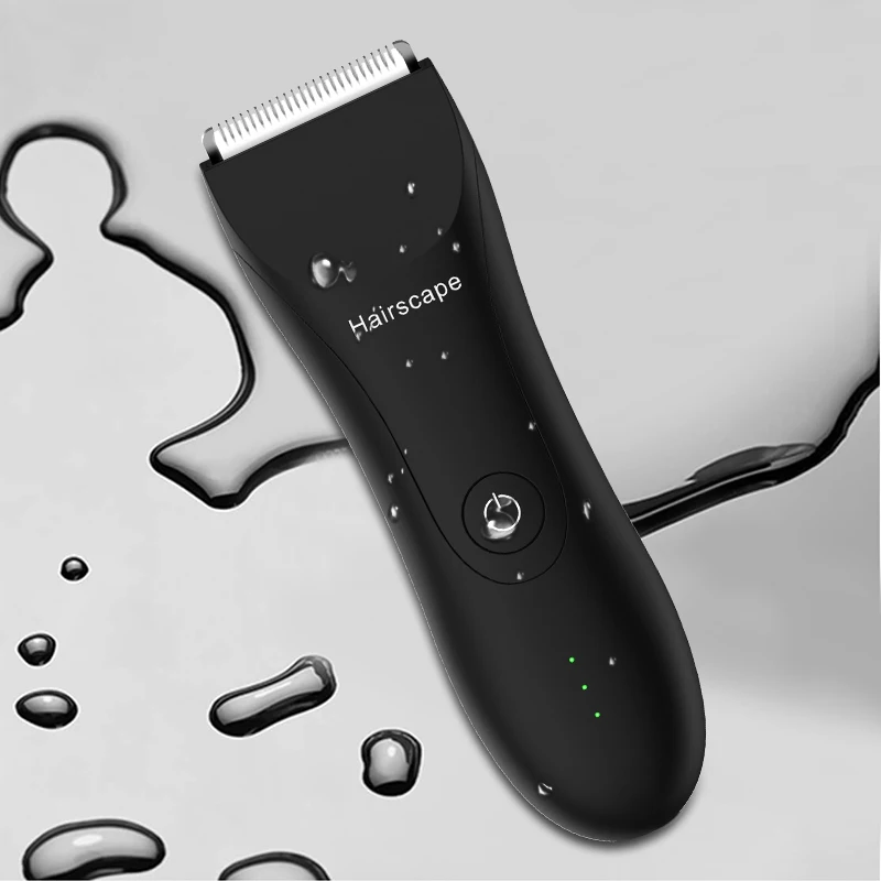  Hairscape OEM Профессиональный USB Перезаряжаемый беспроводной электрический триммер для волос на теле машинка стрижки Оптовая