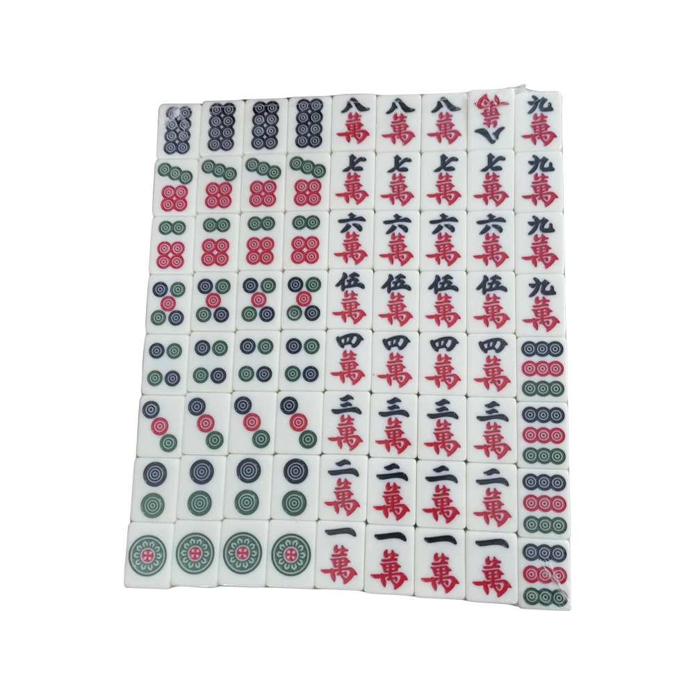 32 x 21 x 43mm Magnetic Mahjong Tiles for Electric Mahjong Machine Chinese Acrylic Melamine Mahjong Jeu Set Tiles