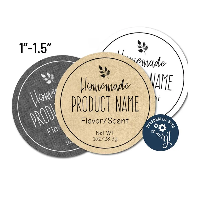 Wholesale Luxury OEM & ODM Manufacturer Custom Unique Circle Labels