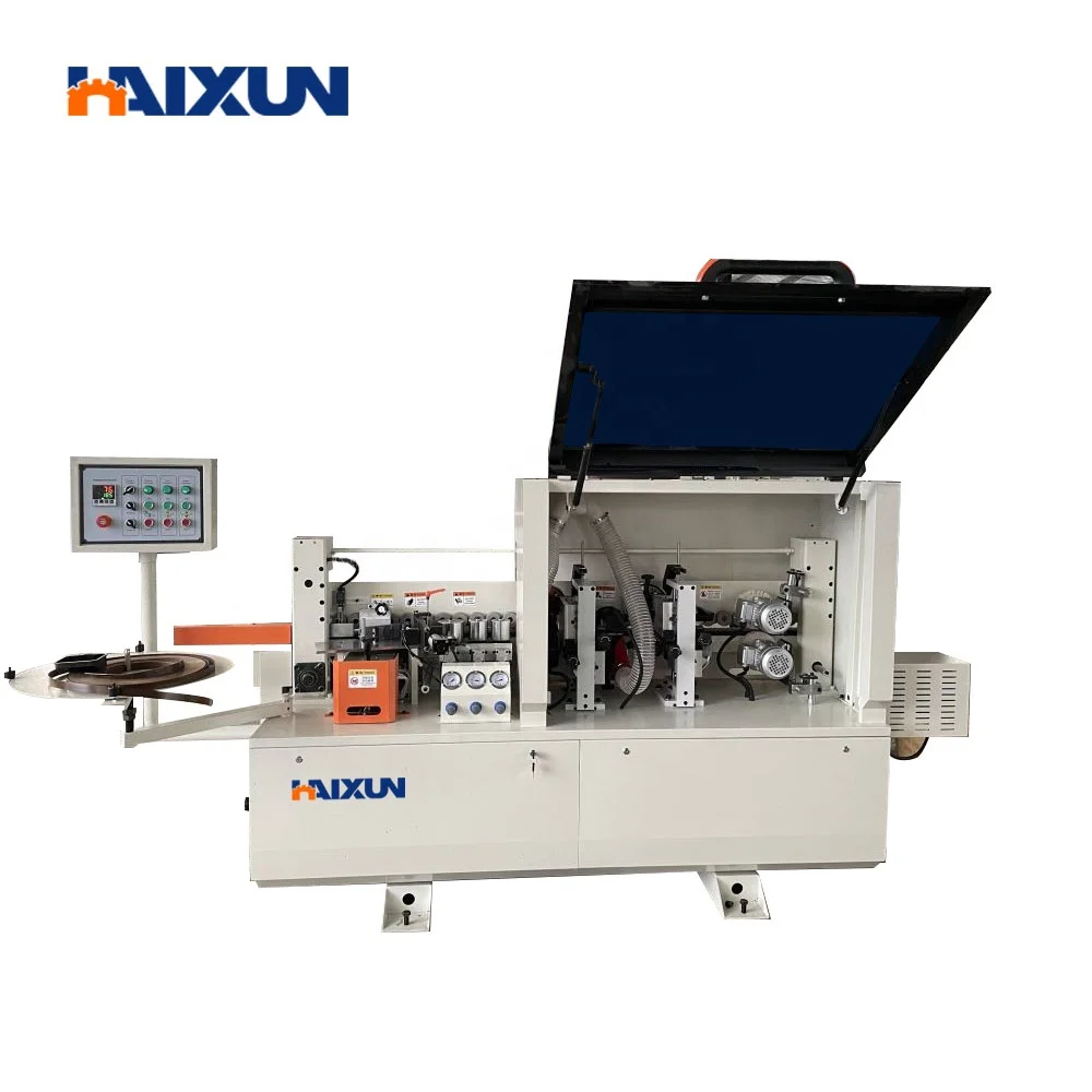 HX501 woodworking machinery wooden door cabinet MDF semi automatic edge banding machine for Hdf production