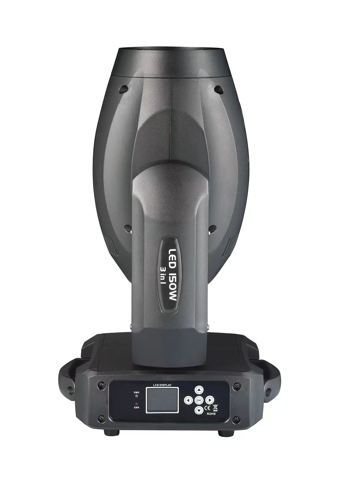 150W LED Moving head light RGB color mixing 3-in-1 LED to pre-program or control the movement, color and wash gobo effects