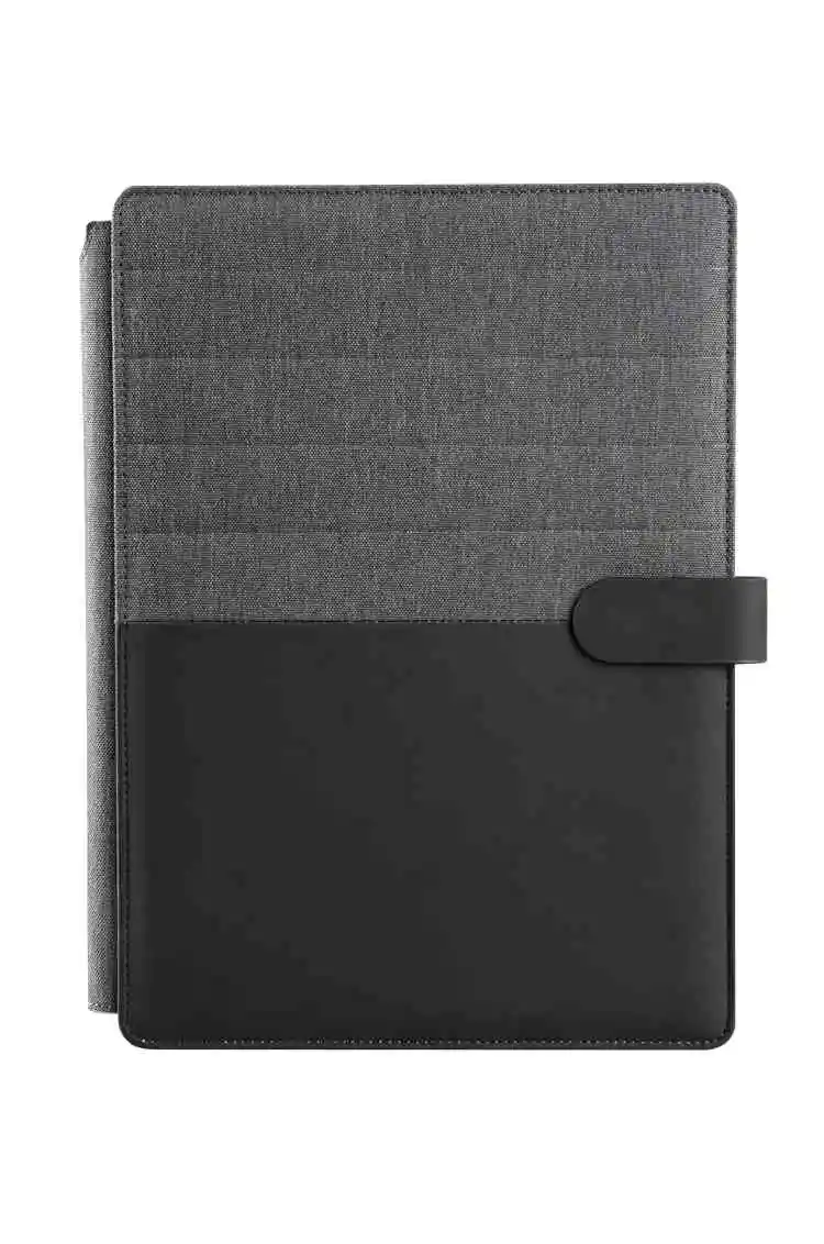 
Factory Supply Attractive Price Custom Leather Business Portfolio Folder 