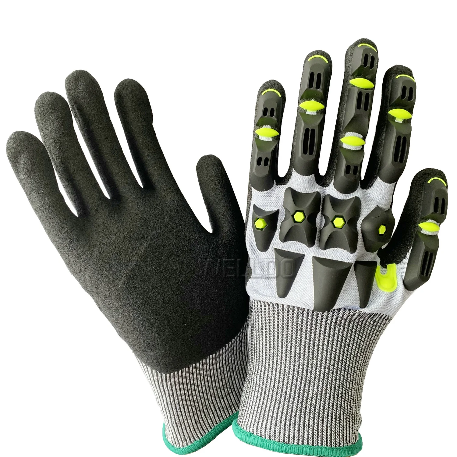 Cut Resistant anti impact gloves original skatiq oil and gas safety impact Construction gloves