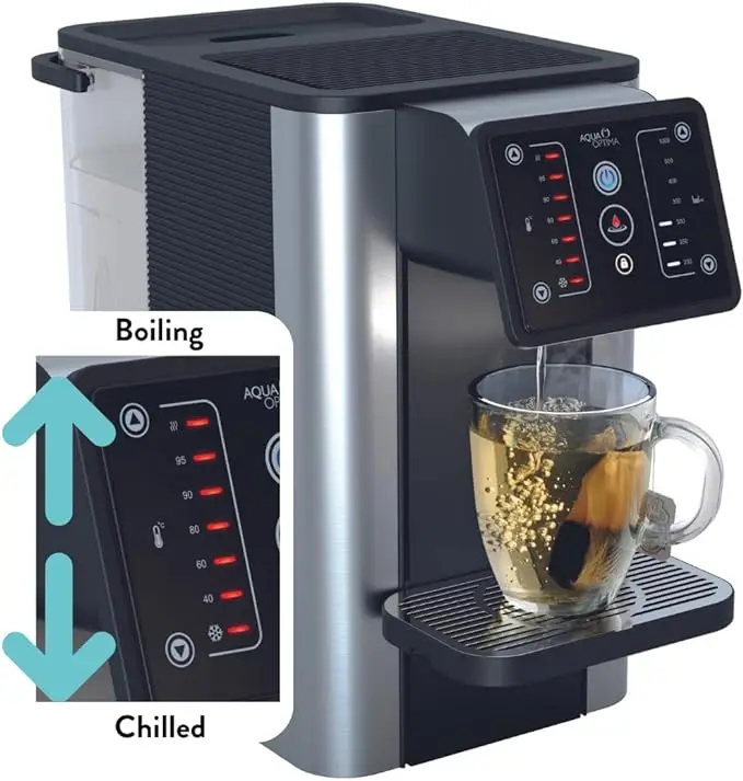 Electric Desktop Water Dispenser Quick Heating Hot & Cold Water Cooler for Home & Office for Countertop Use