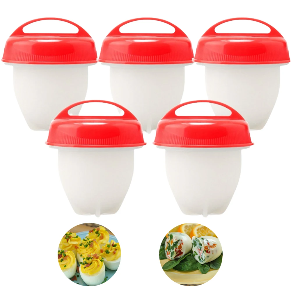 XL Silicone Non-stick Egg Boiler Maker No Shell Egg Cooker Cups Poachers Cookware Set