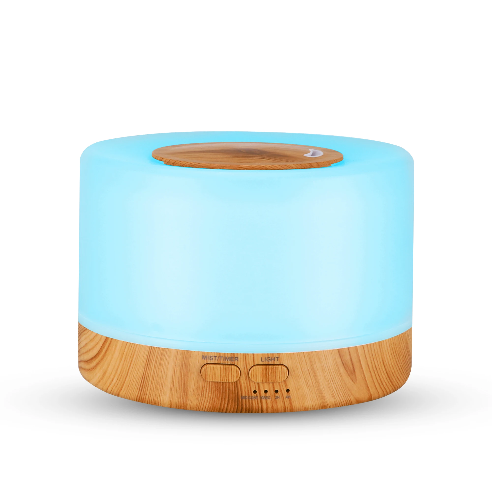 Hot Selling Wood Ultrasonic Air Humidifier 500ml Cool Mist Humidifier Diffuser Essential Oil Aroma Diffuser