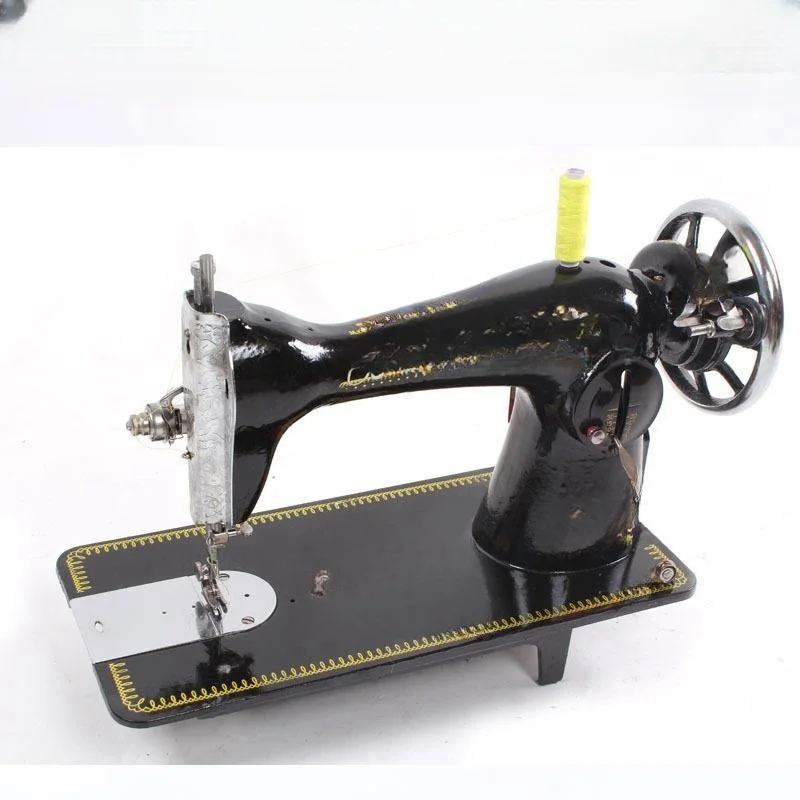 Household Portable Sewing Machine 200m/h Hand Crank/pedal/electric Commercial Sewing Machine Dual Use for Sewing and Embroidery