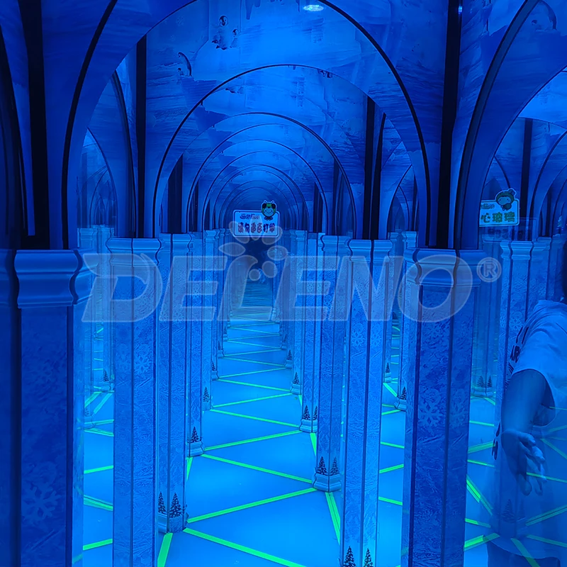 China supplier indoor kids and adult amusement park games magic mirror maze for sale