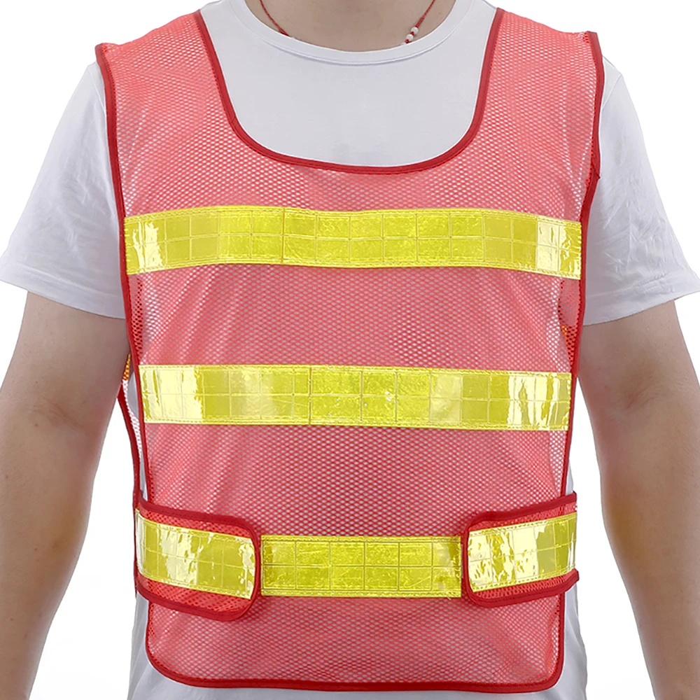 4.5cm yellow PVC reflective tape red reflective vest night safety reflective vest