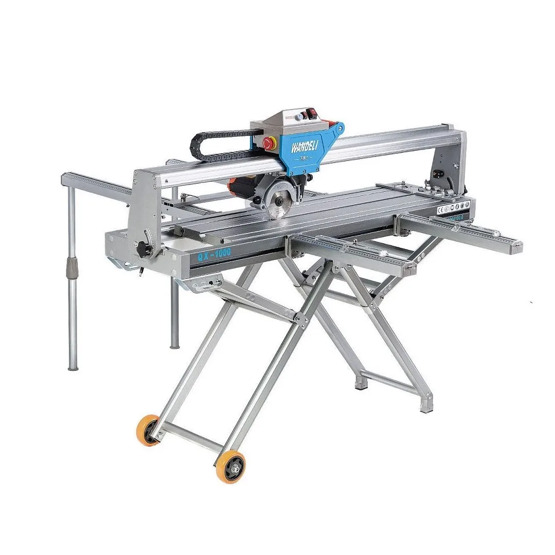 Marble Granite Tile Cutting Machine QX-1200, Portable Table Saw Wandeli Stone Granite Line Polishing Machine Granite Cnc 5 Axis