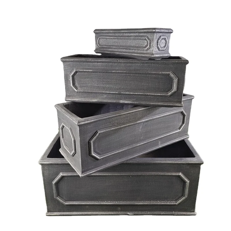 2022 factory cheap price round large fiber clay flower pot & planters wholesale gardening plant pots planter decor