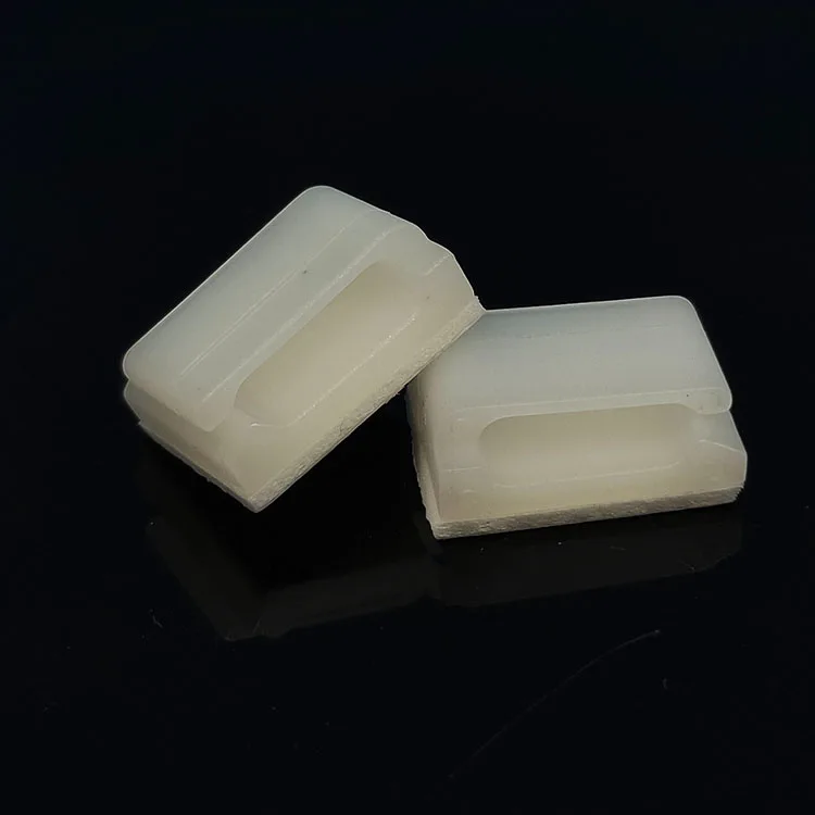 Черный цвет регулируемый клей пластиковые зажимы для проводов