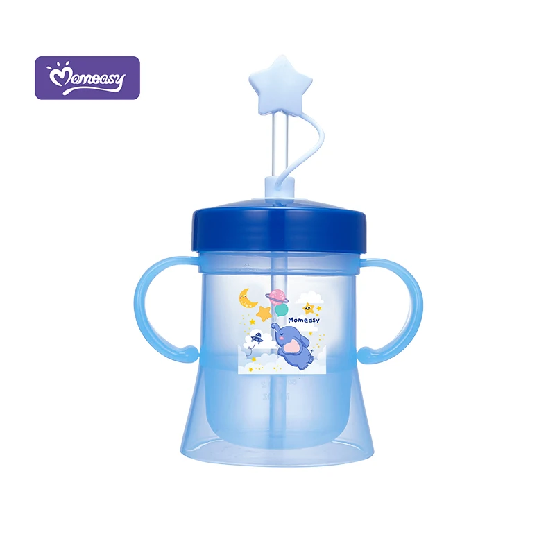 Factory Direct Baby Sippy Cup PP 180 ML Baby Training Cups with Star Baby Bottles