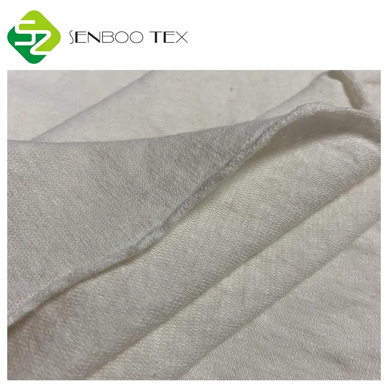 Luxurious 120gsm organic cotton hemp Spandex fabric used for garments dress