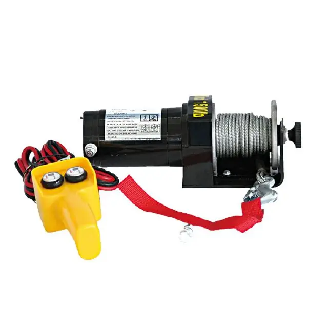 12V/24V ATV WINCH GDY-1500A-1, Electric winch 1500lbs for ATV Bicycle,Electric winch/Auto winch