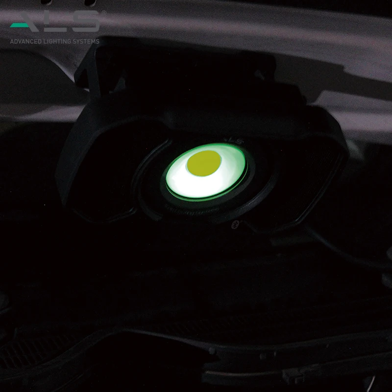 ALS 2000lm Rechargeable Corded LED Audio Light Adjustable Power Bank Function Magntic Waterproof Li-ion Battery Bar Work Light