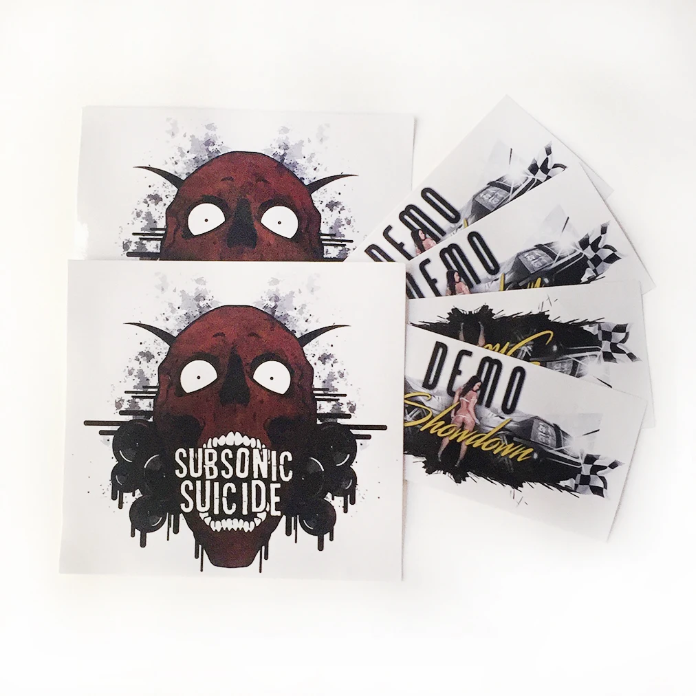 Custom Mixed Style Designs Printing Waterproof Vinyl Stickers Die Cut Label Logo Stickers Adhesive PVC Label Sticker