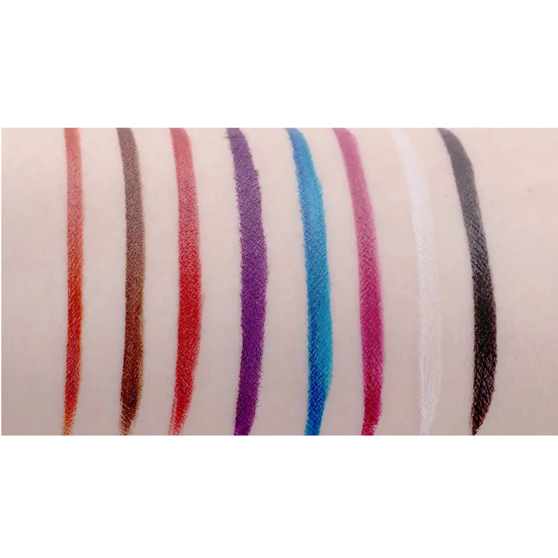 OEM ODM Julystar Multicolor Gel Eyeliner Waterproof Long Lasting Eye Make Up Eyeliner Pencil