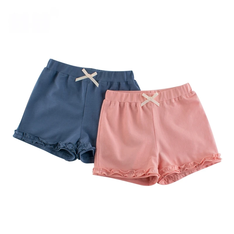
Pretty Plain Casual All-Match Solid Pink Lovely Sweet Baby Toddler Girl Biker Short Kids Shorts For Little Girls 