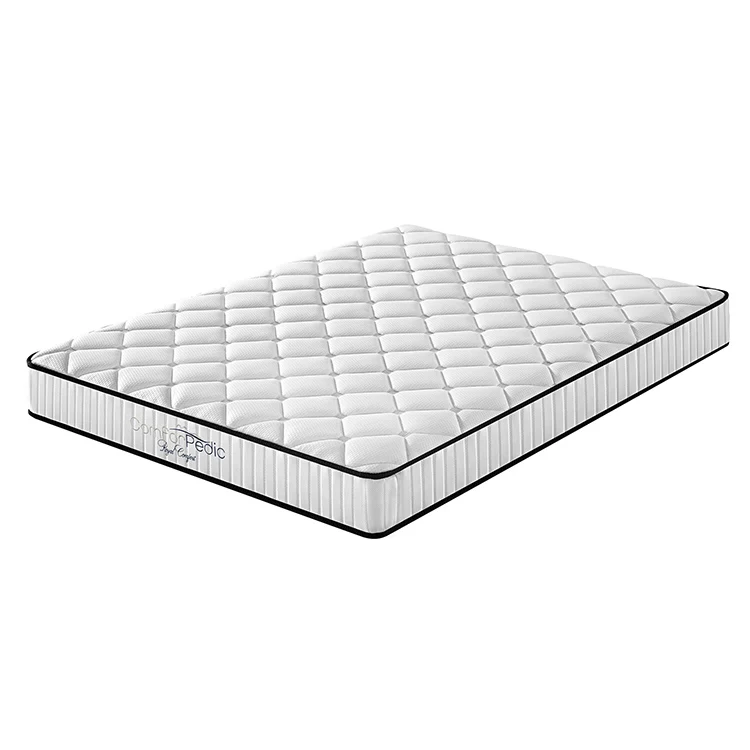 Hotel Bedroom Furniture Compress Foam Mattress Queen King Size Bonnell Spring Coils Bed Matelas Colchon in a