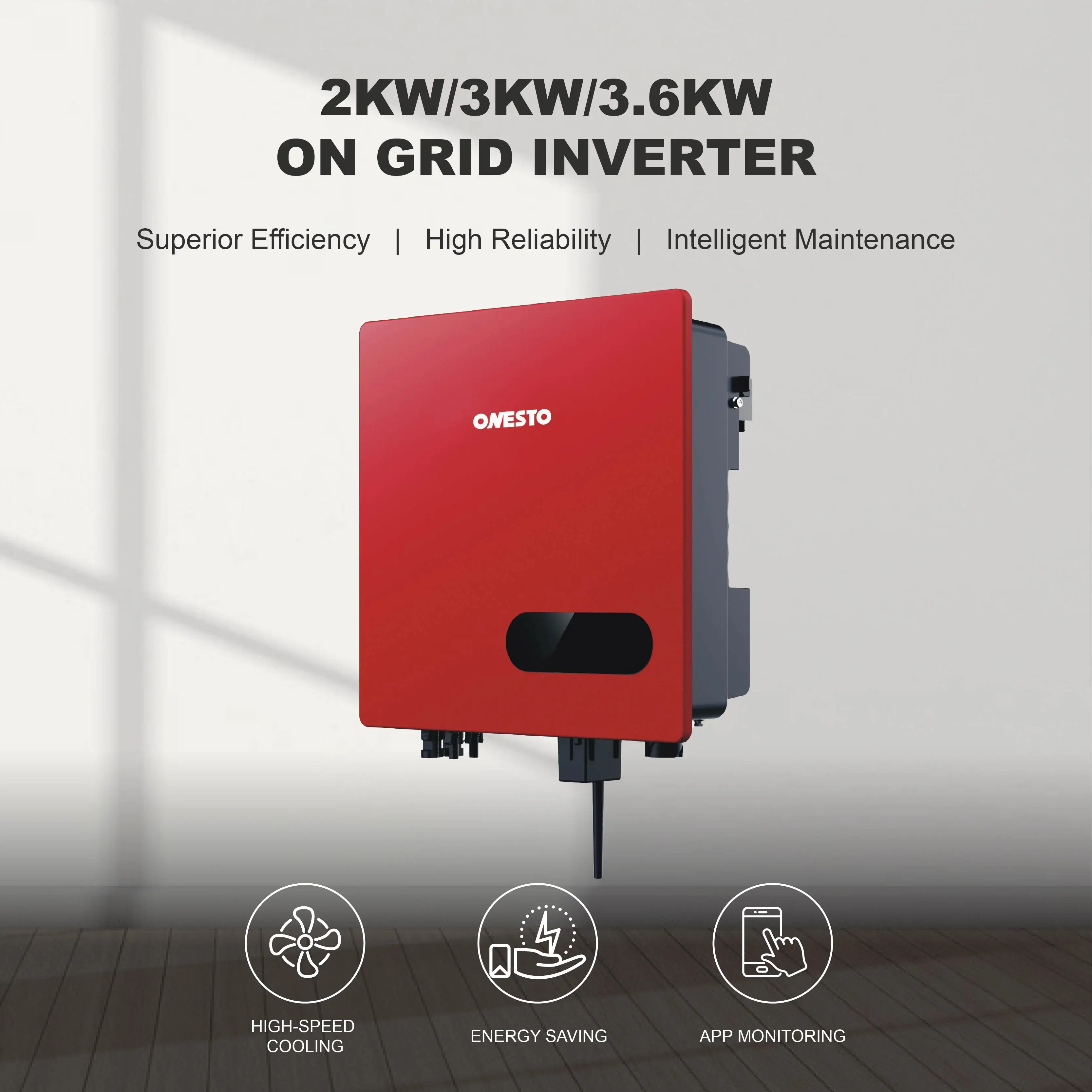 High quality 2kw 3kw solar grid tie inverter with limiter Waterproof IP65 low noise photovoltaic inverter
