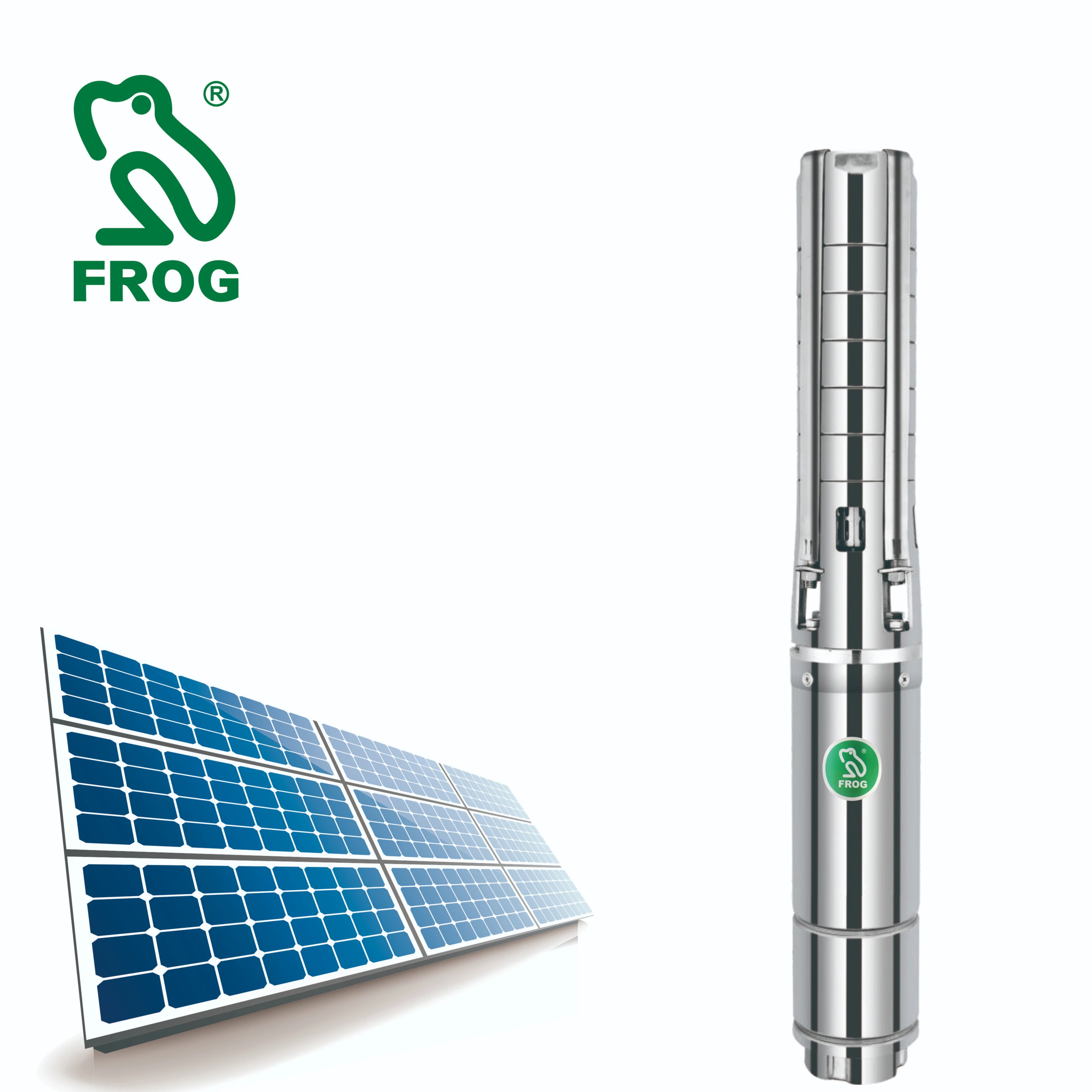 Solar Water Pump High Quality  System Solar Wholesale Industrial electrical deep well water pumps vertical  high speed water