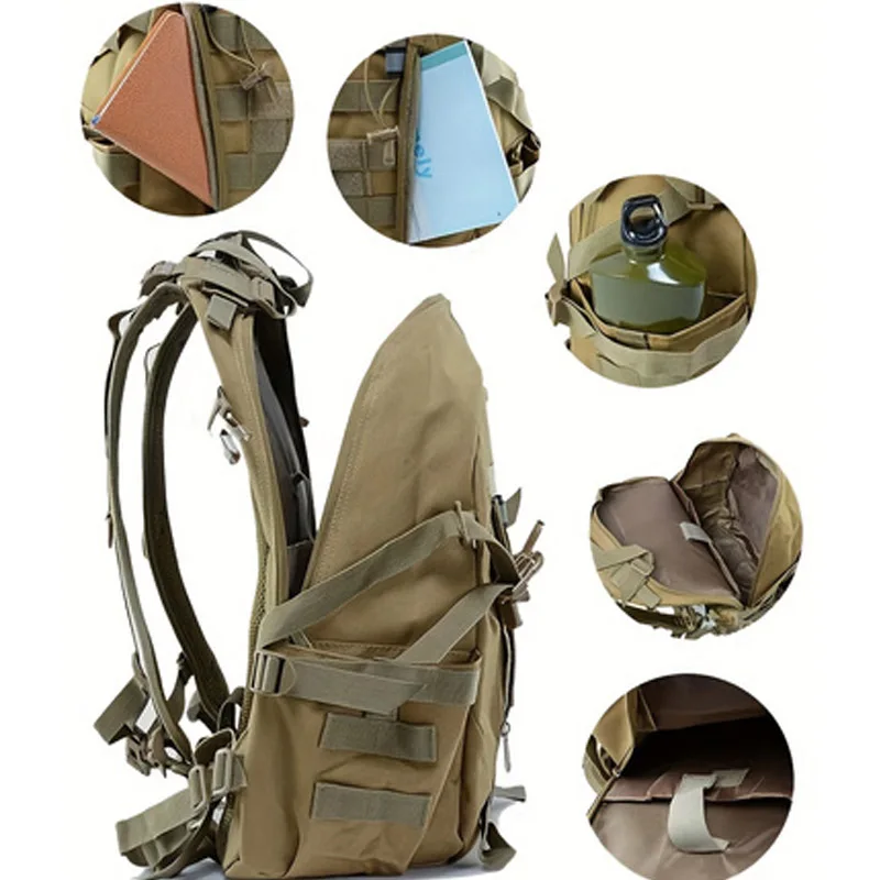 Tactical Configuration Reflective Strip Glow In the-Dark Beetle Pack Laptop Backpack School Bag Ergonomics Hiking Backpack