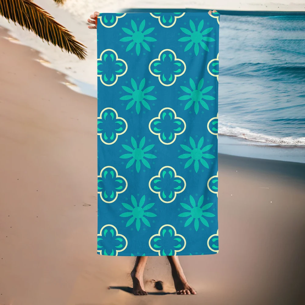 Custom microfiber suede extra large quick dry,sand free stripe beach towels with logo custom print/