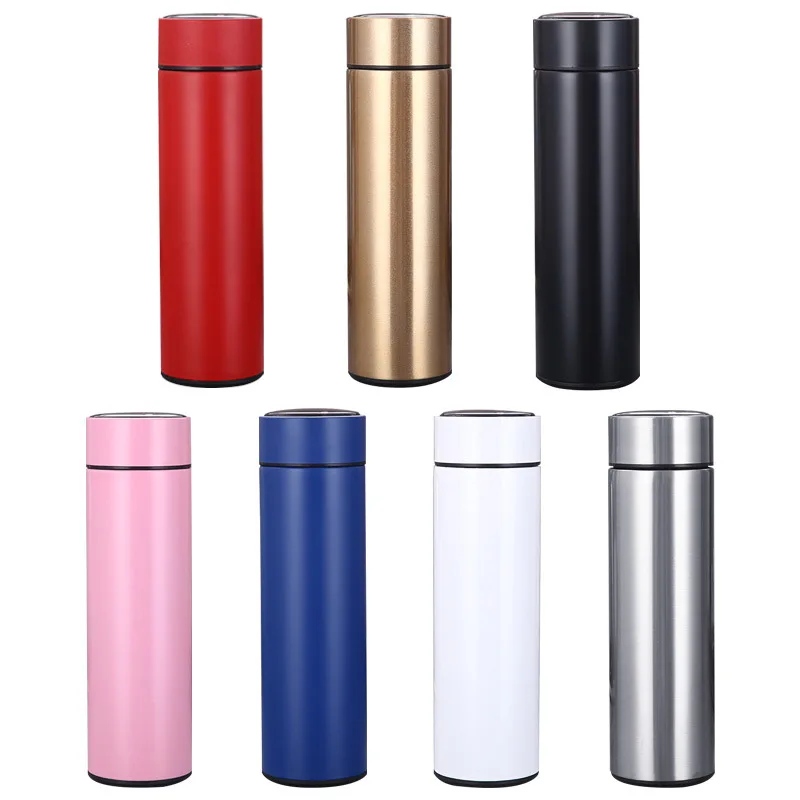 Temperature Water Bottle Stainless Steel Waterbottle Metal Termo Digital Botellas De Agua Smart Water Bottle With Custom Logo