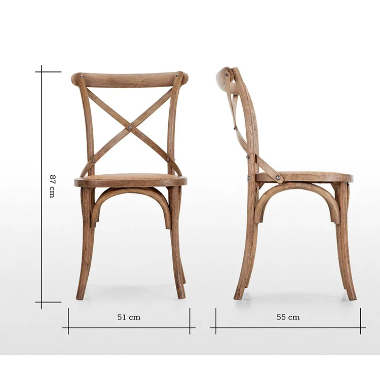 Customized dining room furniture modern dinning chairs simple rustic style dining chair for restaurant
