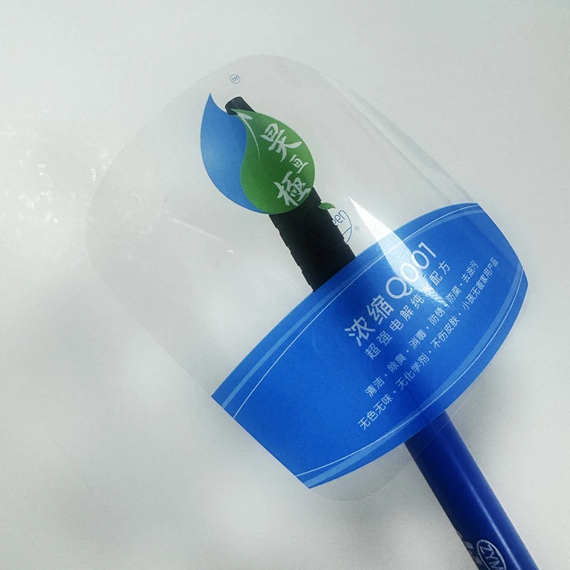 Custom On Roll Waterproof PVC Clear Transparent Self Adhesive Sticker