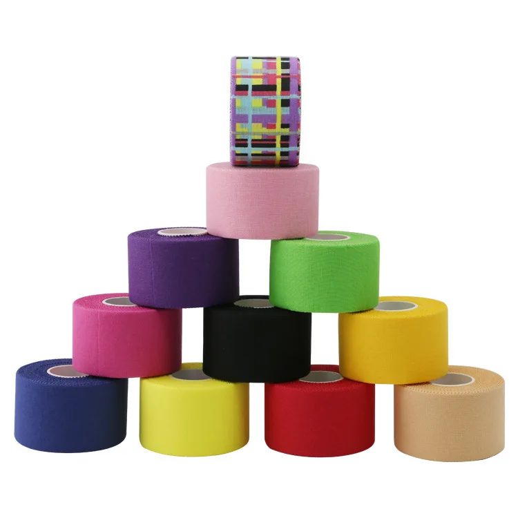 Custom Logo Printed Athletic Tape Cotton White Muslin Sports Tape Boxing Hand Tape