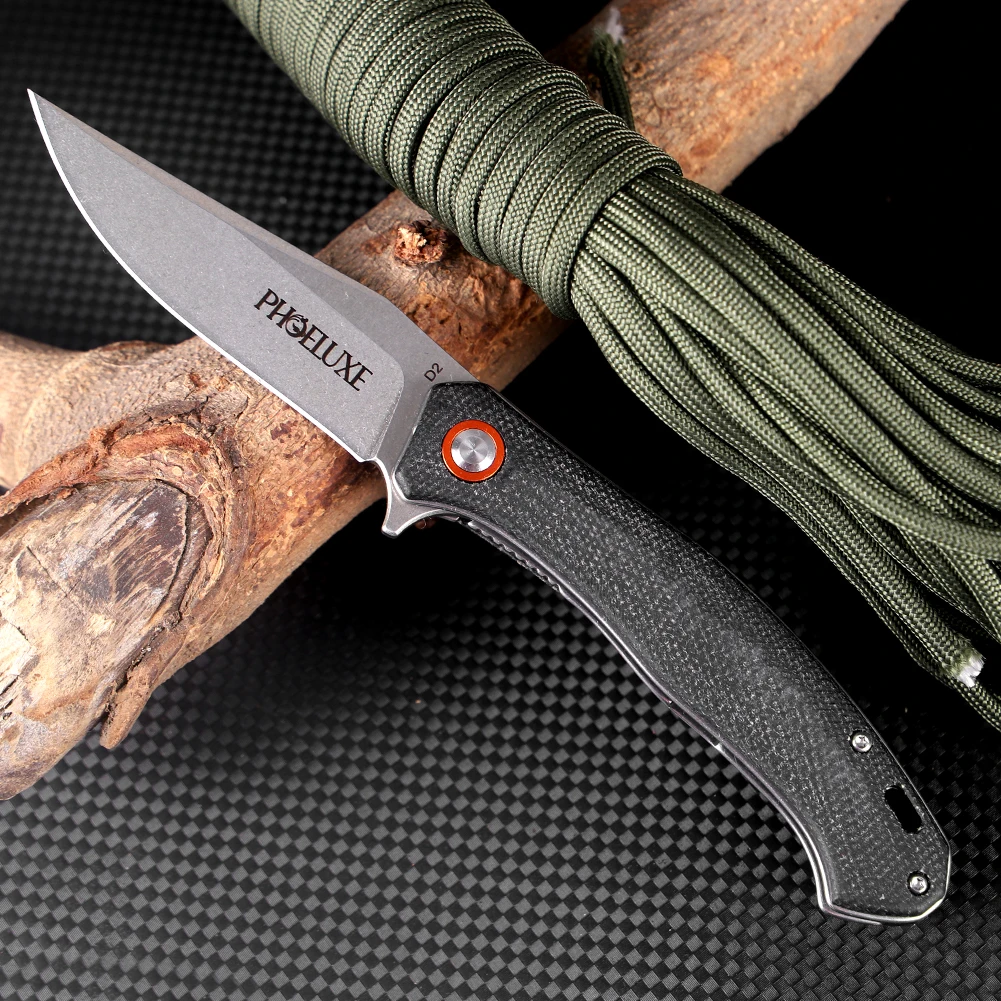 Wholesale D2 steel folding survival outdoor camping tool  multi-function tool pocket knife for sale