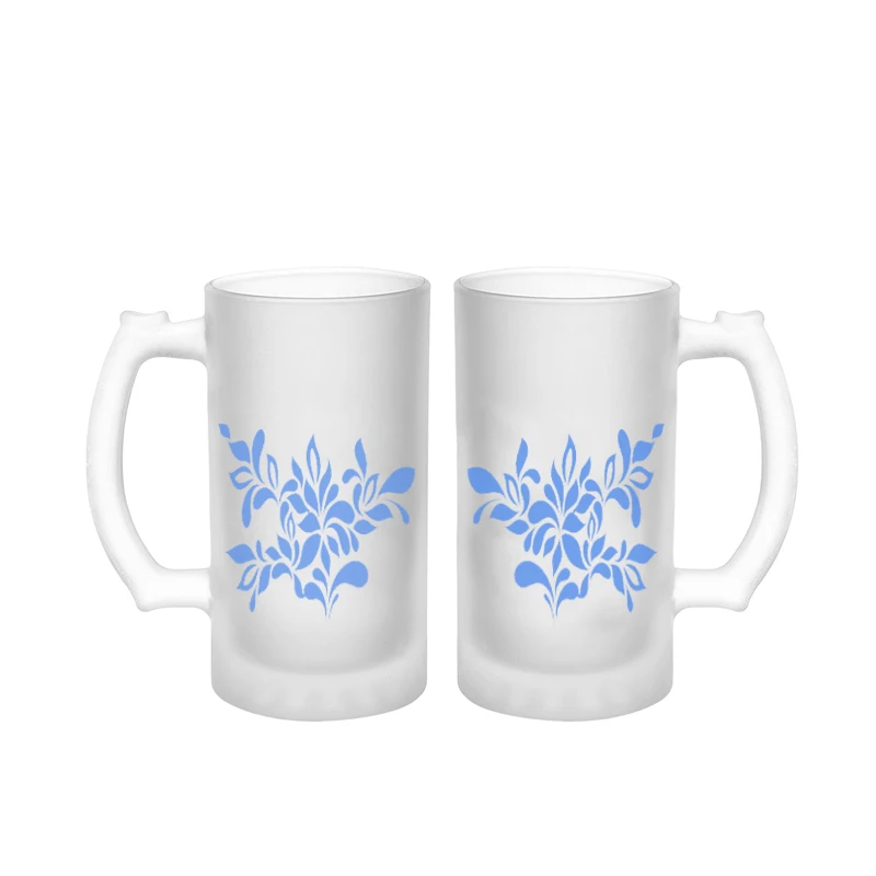 Frosted Big Glass Beer Mug For Bar Pub Drinking Beer Glasses