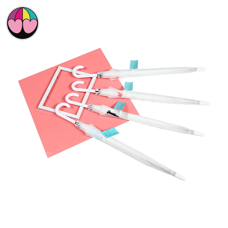 Wholesale Automatic Straight  21inches 8ribs EVA Umbrella With Logo Print