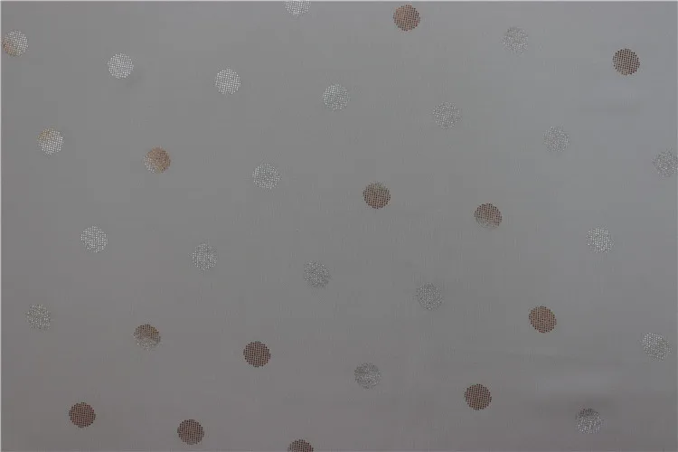 Special Design Large Dot Pattern Fabric Bronzing Well Made Textile Raw Material Fabric