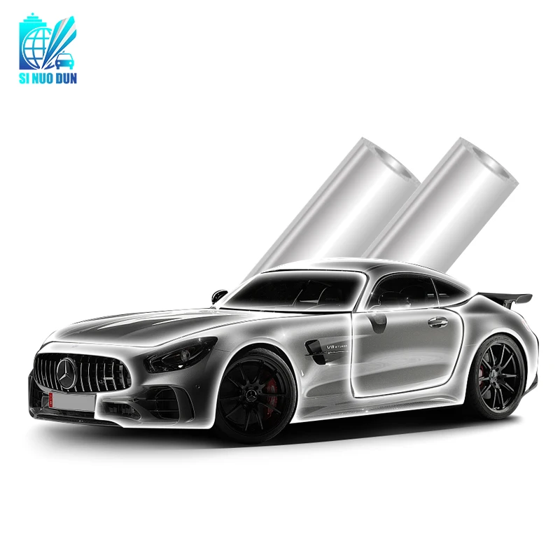 3 слоя PPF с двойным покрытием прозрачный TPU автомобильная краска защитная плёнка винил для рекламы с запахом Глянцевая белая автомобильная краска защитная пленка